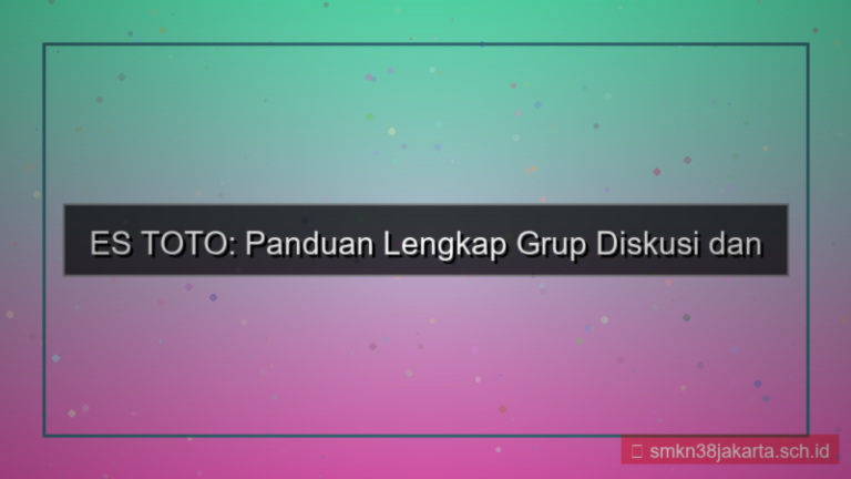gambar ES TOTO grup diskusi login