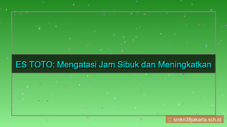 gambar ES TOTO jam sibuk akses situs