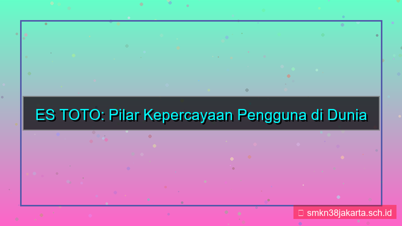 ES TOTO kepercayaan pengguna situs