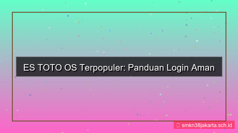 ES TOTO os terpopuler login