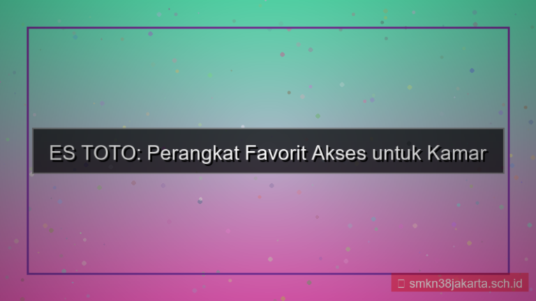 ES TOTO perangkat favorit akses
