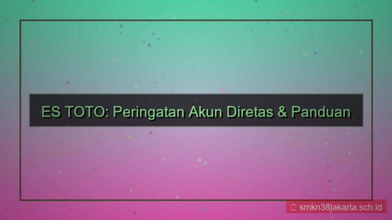 ilustrasi ES TOTO peringatan akun diretas