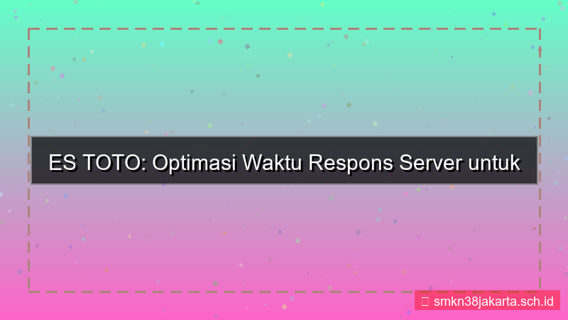ES TOTO response time server
