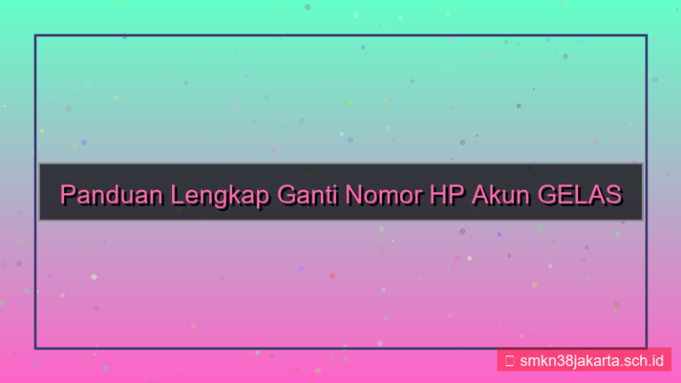 GELAS TOGEL ganti nomor hp akun