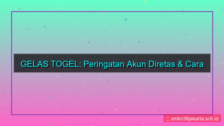visual GELAS TOGEL peringatan akun diretas