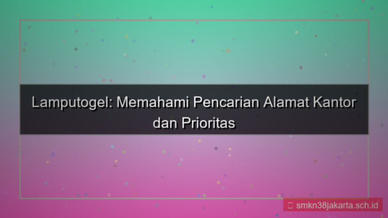 LAMPU TOGEL alamat kantor lamputogel