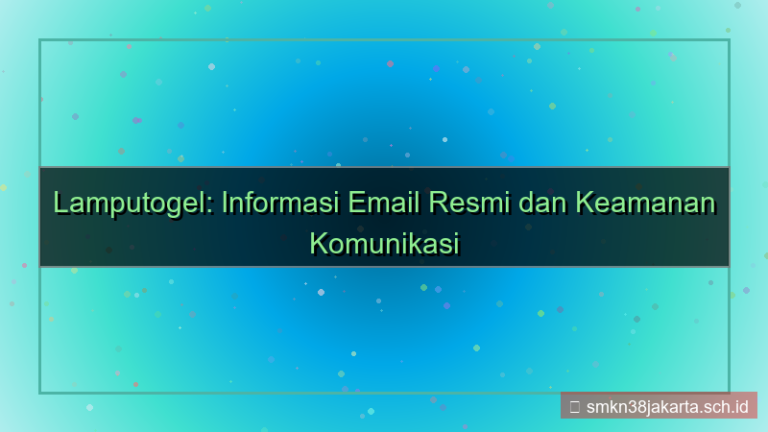 ilustrasi LAMPU TOGEL email resmi lamputogel