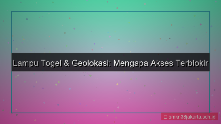 ilustrasi LAMPU TOGEL geolokasi blokir akses