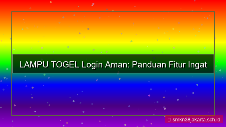 gambar LAMPU TOGEL ingat saya login