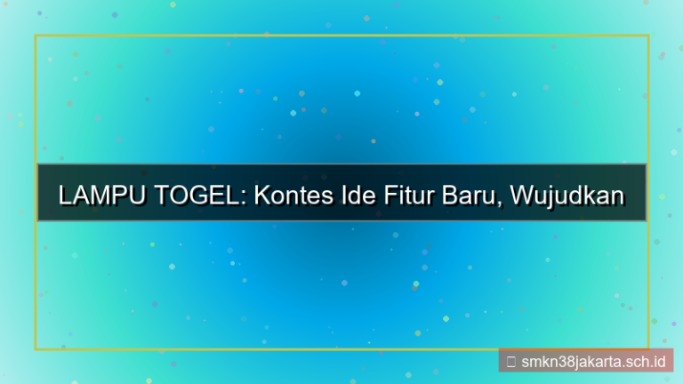 desain LAMPU TOGEL kontes ide fitur baru