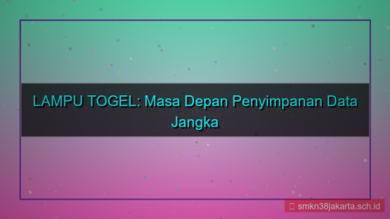 LAMPU TOGEL penyimpanan data jangka panjang