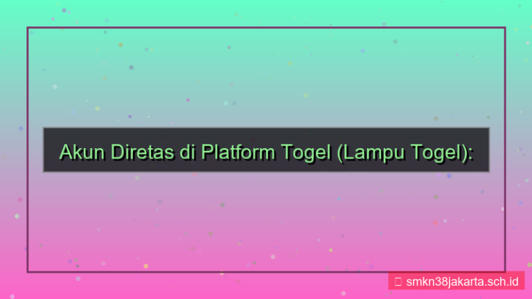 LAMPU TOGEL peringatan akun diretas