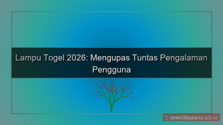 LAMPU TOGEL user experience 2026