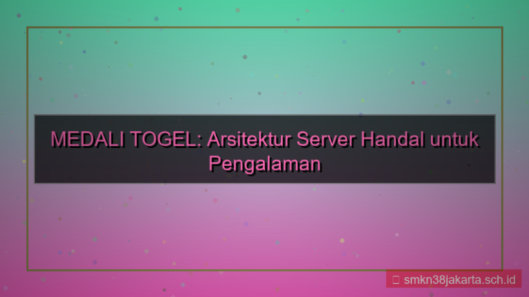 visual MEDALI TOGEL arsitektur server handal
