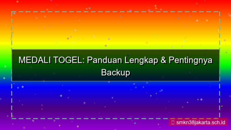 ilustrasi MEDALI TOGEL backup data akun