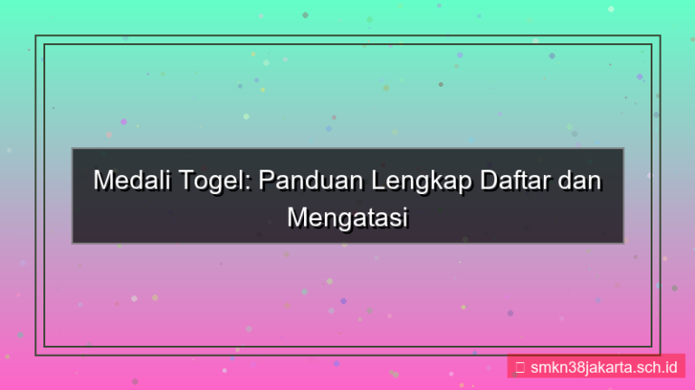 konten MEDALI TOGEL captcha lanjutan daftar