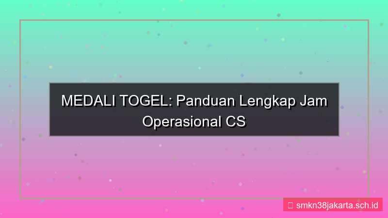 ilustrasi MEDALI TOGEL jam operasional cs