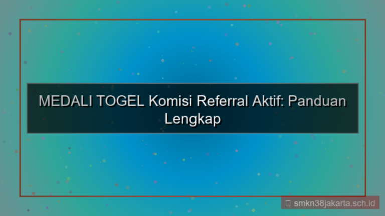MEDALI TOGEL komisi referral aktif