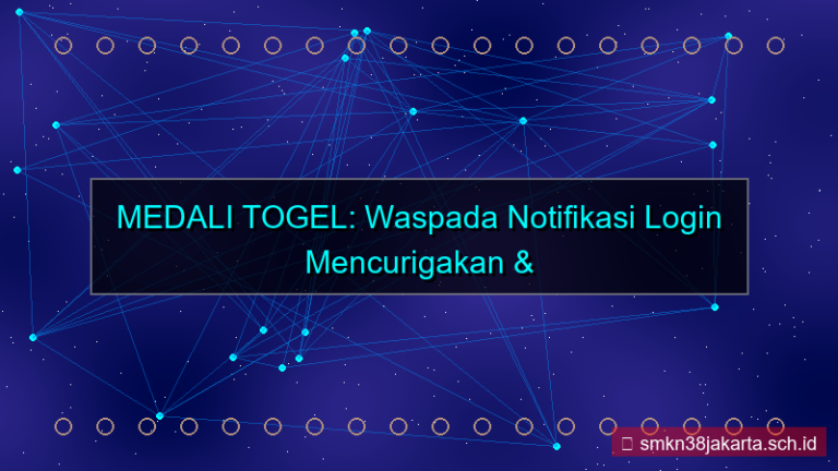 gambar MEDALI TOGEL notifikasi login mencurigakan