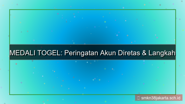 MEDALI TOGEL peringatan akun diretas