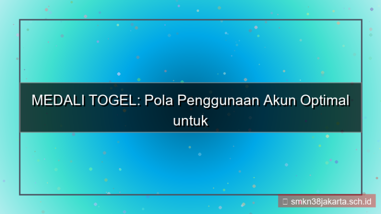 konten MEDALI TOGEL pola penggunaan akun