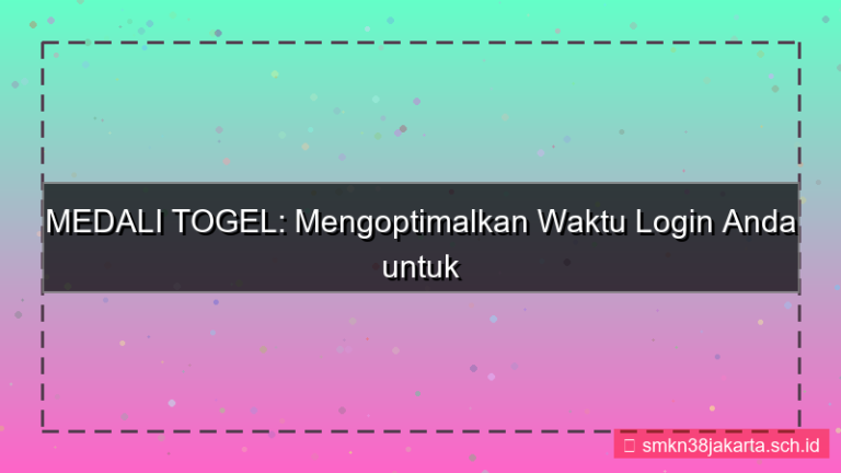 ilustrasi MEDALI TOGEL preferensi waktu login