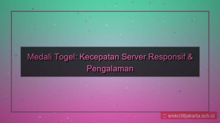 visual MEDALI TOGEL response time server