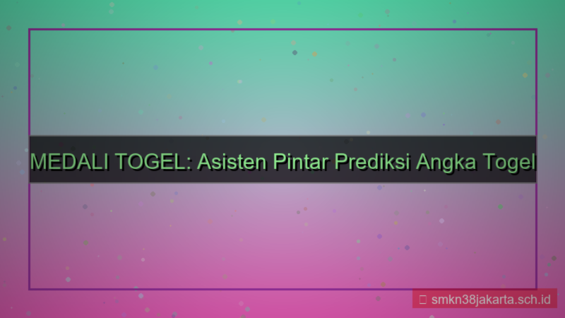 konten MEDALI TOGEL smart assistant medalitogel