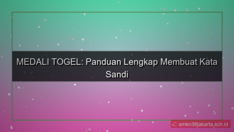 ilustrasi MEDALI TOGEL strength password akun