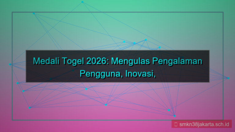 desain MEDALI TOGEL user experience 2026
