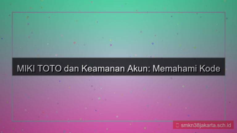 tampilan MIKI TOTO kode cadangan 2fa