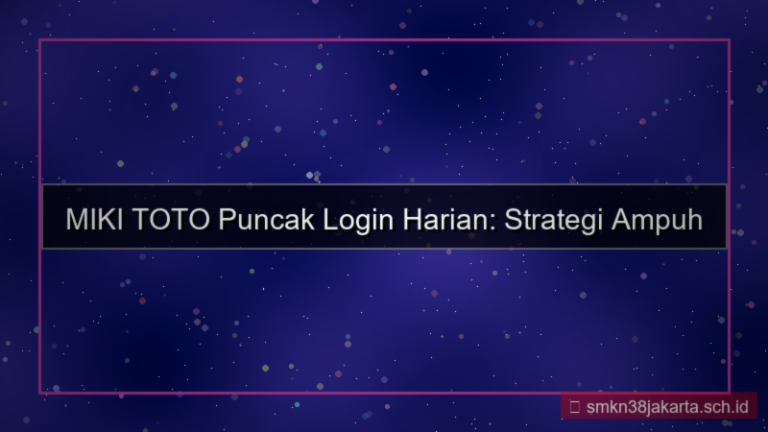 gambar MIKI TOTO puncak login harian