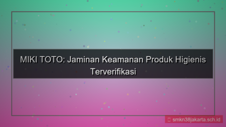 ilustrasi MIKI TOTO sertifikasi keamanan 2026