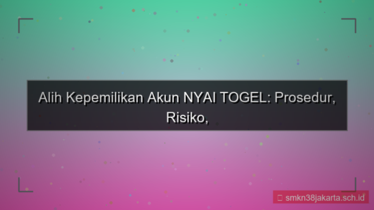 gambar NYAI TOGEL alih kepemilikan akun