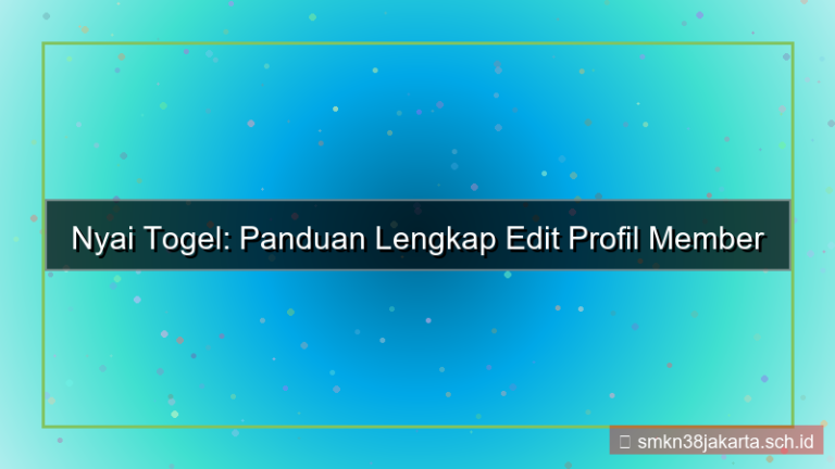 visual NYAI TOGEL edit profil member