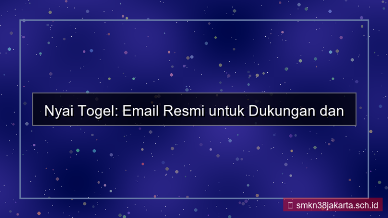konten NYAI TOGEL email resmi nyaitogel