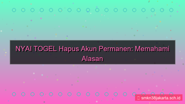 tampilan NYAI TOGEL hapus akun permanen