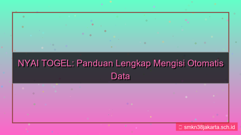 NYAI TOGEL isi otomatis data akun