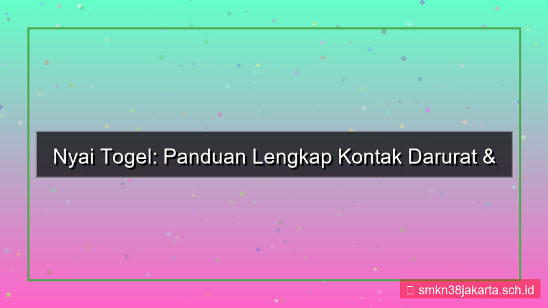 tampilan NYAI TOGEL kontak darurat akun