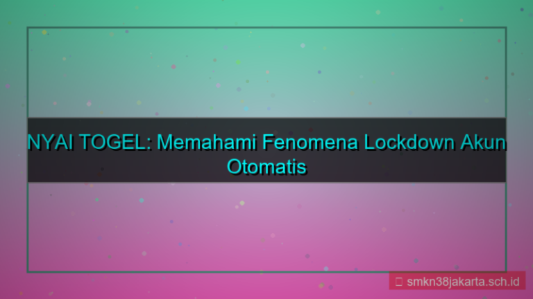 ilustrasi NYAI TOGEL lockdown akun otomatis