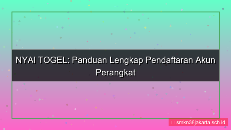 NYAI TOGEL perangkat terdaftar akun