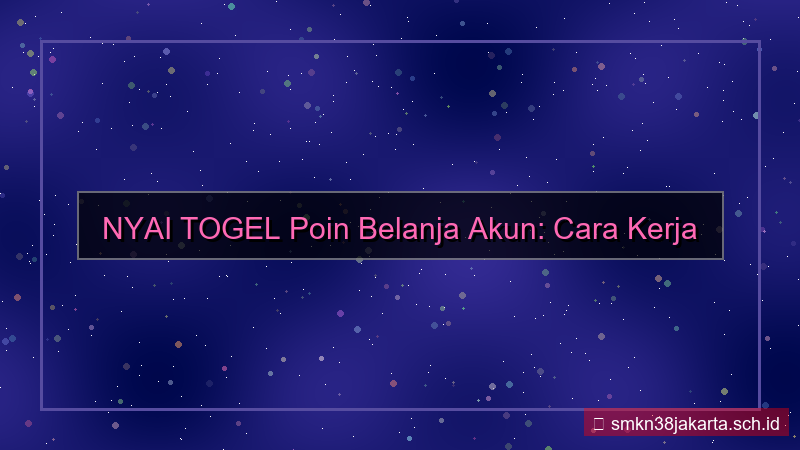 NYAI TOGEL poin belanja akun