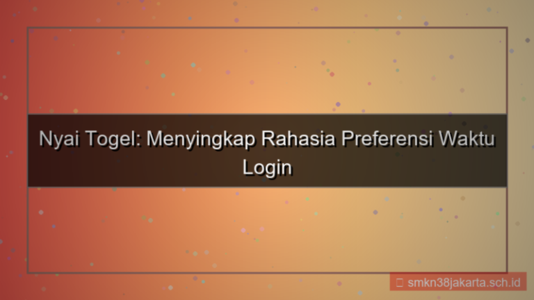 konten NYAI TOGEL preferensi waktu login