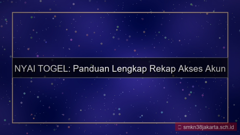 konten NYAI TOGEL rekap akses akun