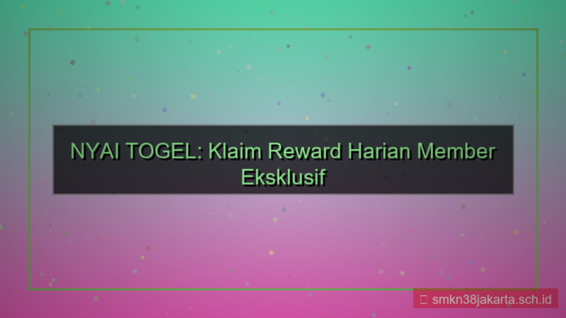NYAI TOGEL reward harian member