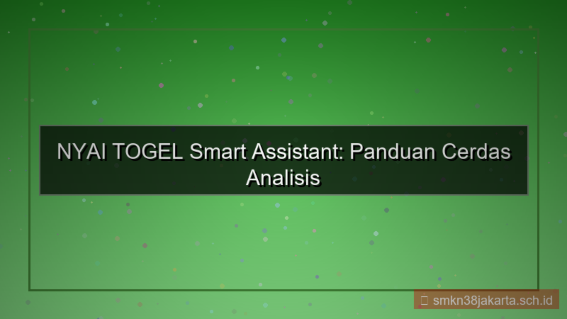 tampilan NYAI TOGEL smart assistant nyaitogel