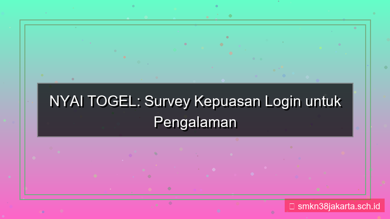 konten NYAI TOGEL survey kepuasan login