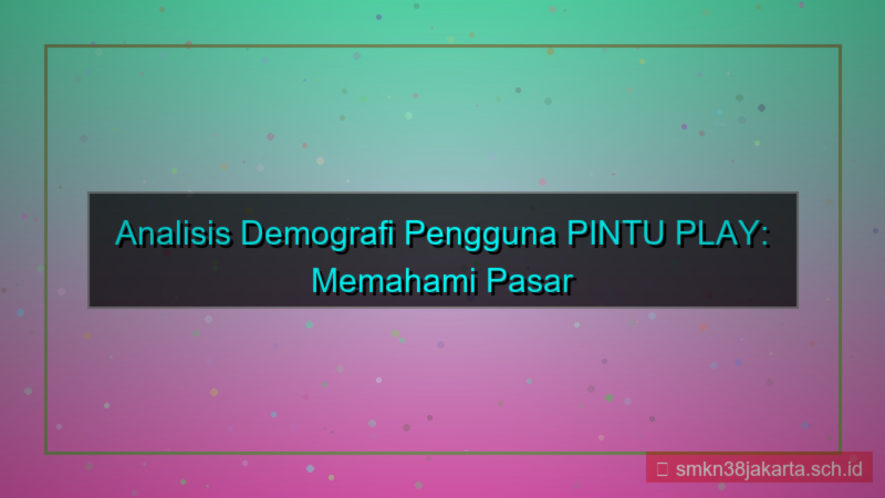 PINTU PLAY analisis demografi daftar