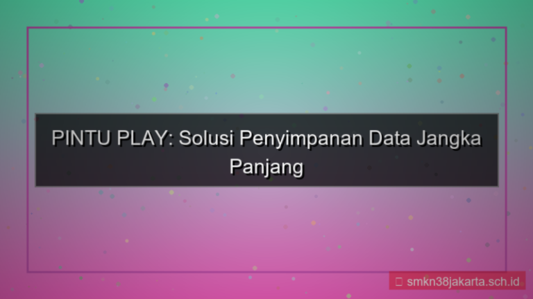 gambar PINTU PLAY penyimpanan data jangka panjang