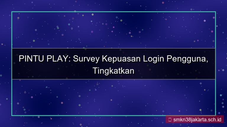 visual PINTU PLAY survey kepuasan login